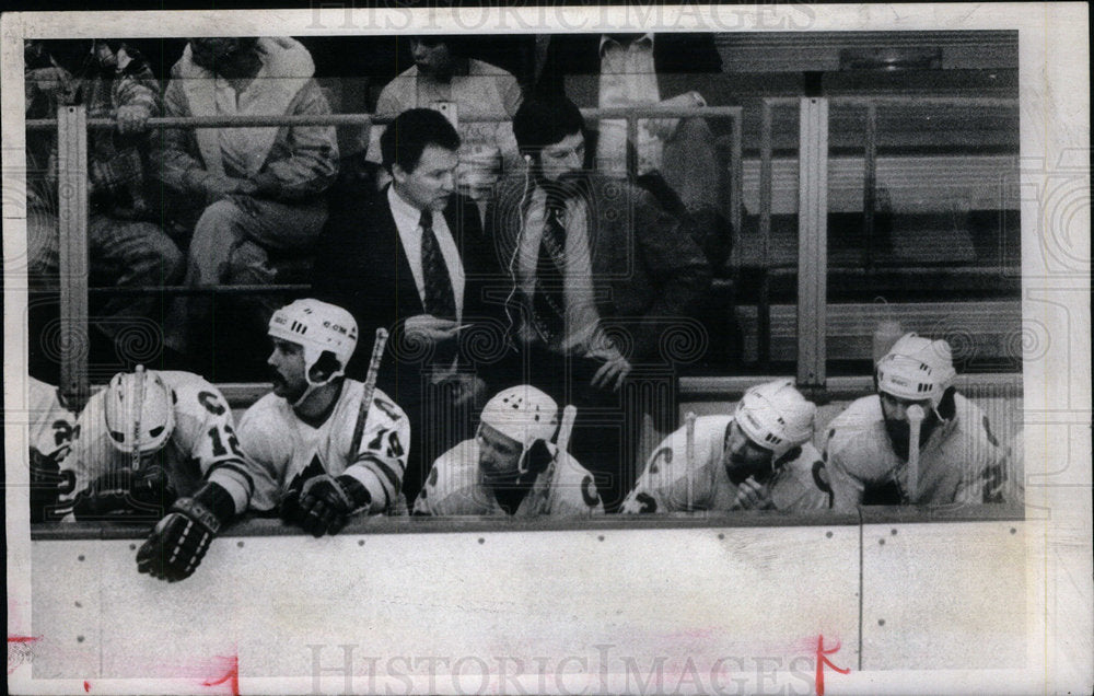 1981 Press Photo Bill MacMillan Terry Harper Rockies - Historic Images