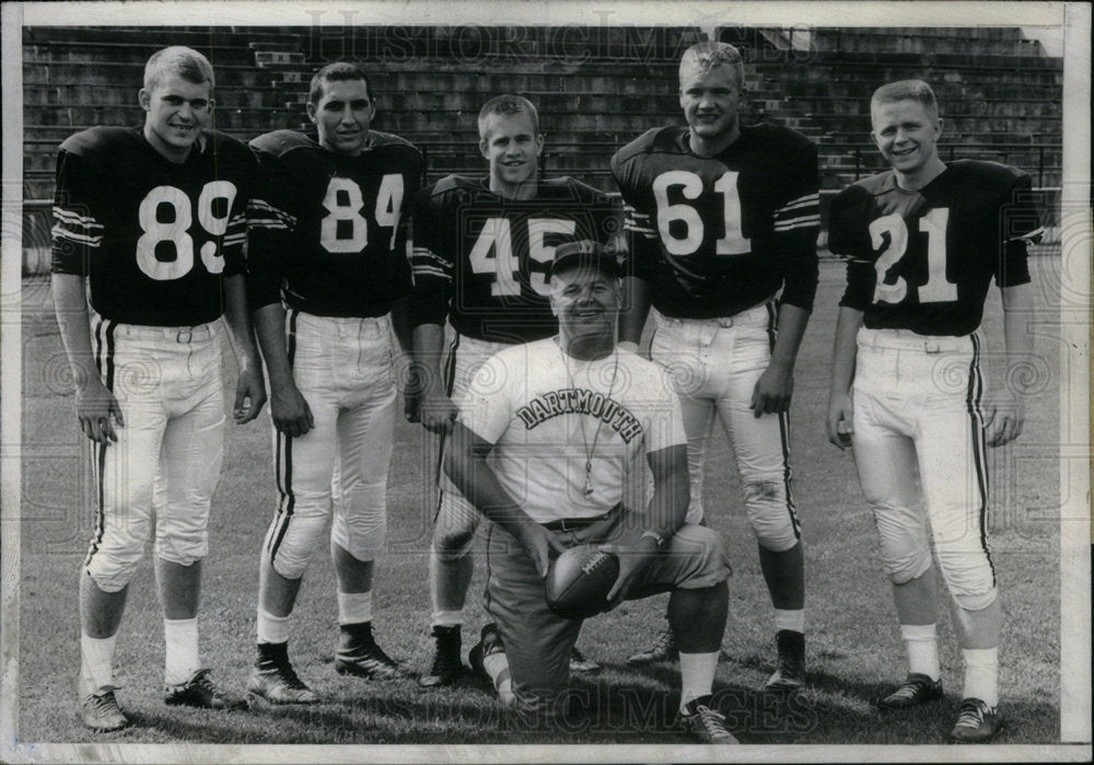 1982 Press Photo College football    Dartmouth College - Historic Images