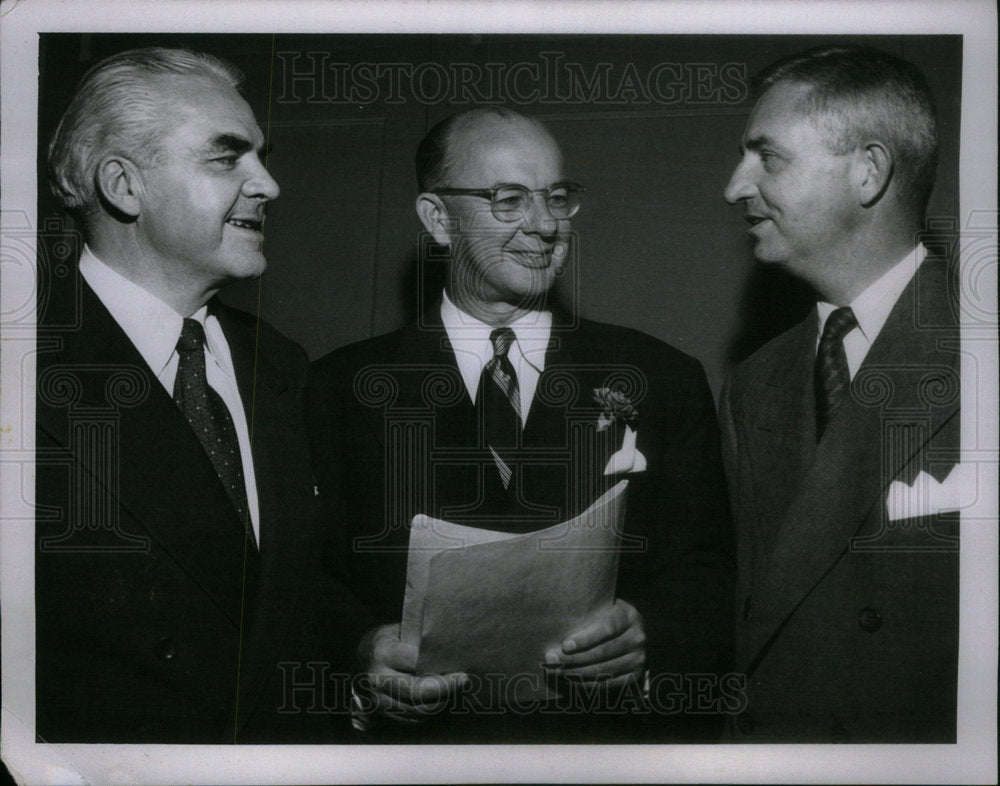 1952 Press Photo William Mc Clone Edgar Durbin - Historic Images