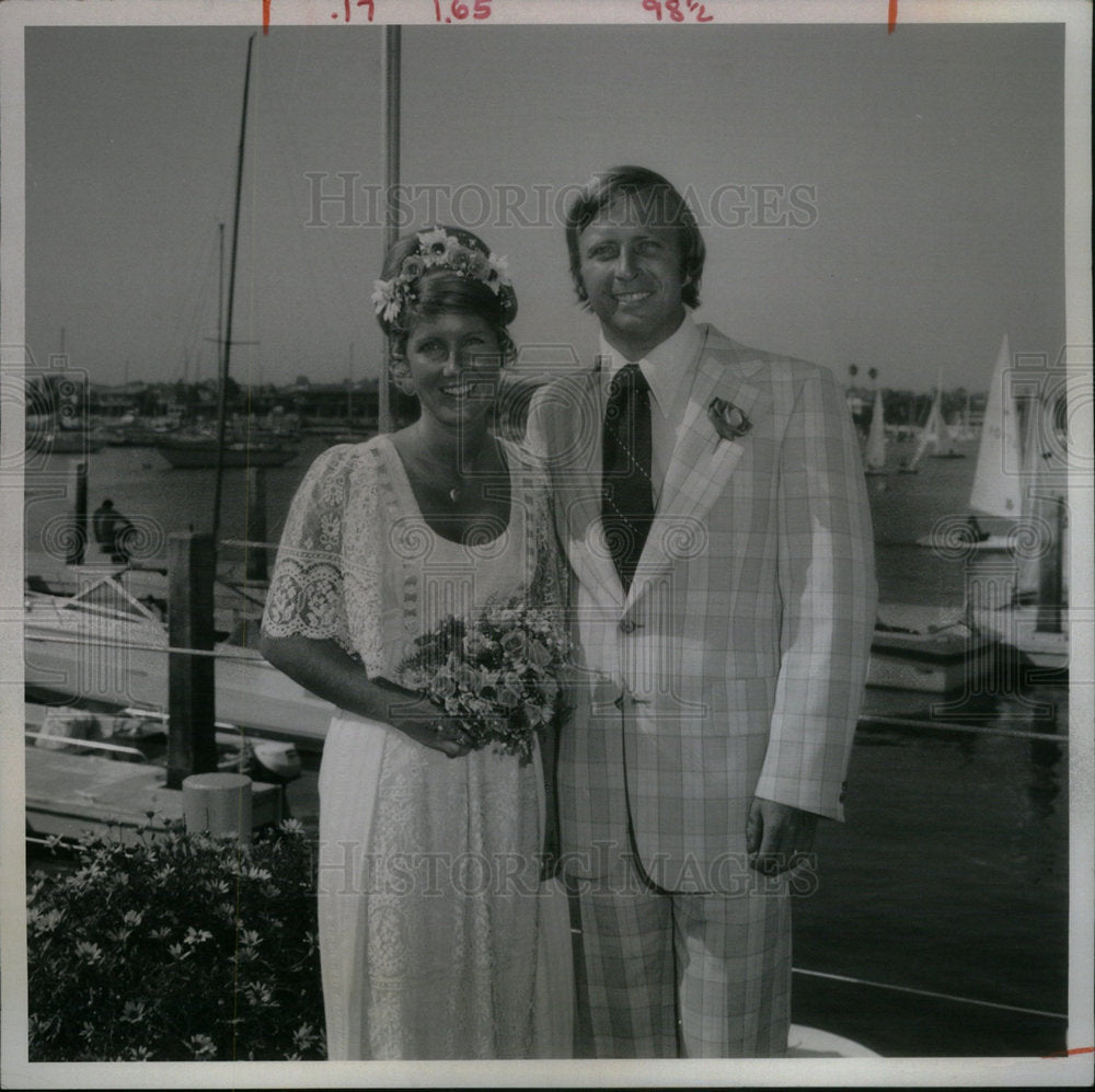 1974 Press Photo Judith Rogers James Hammer California - Historic Images