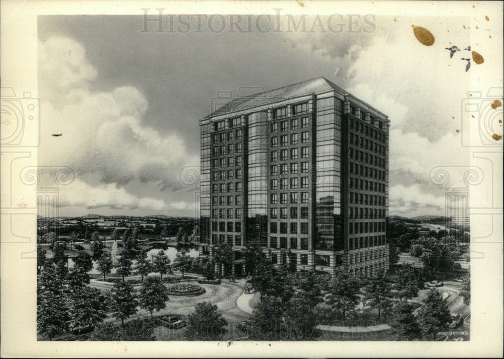 1988 Hoffman Estates building Hamilton Crow Historic Images