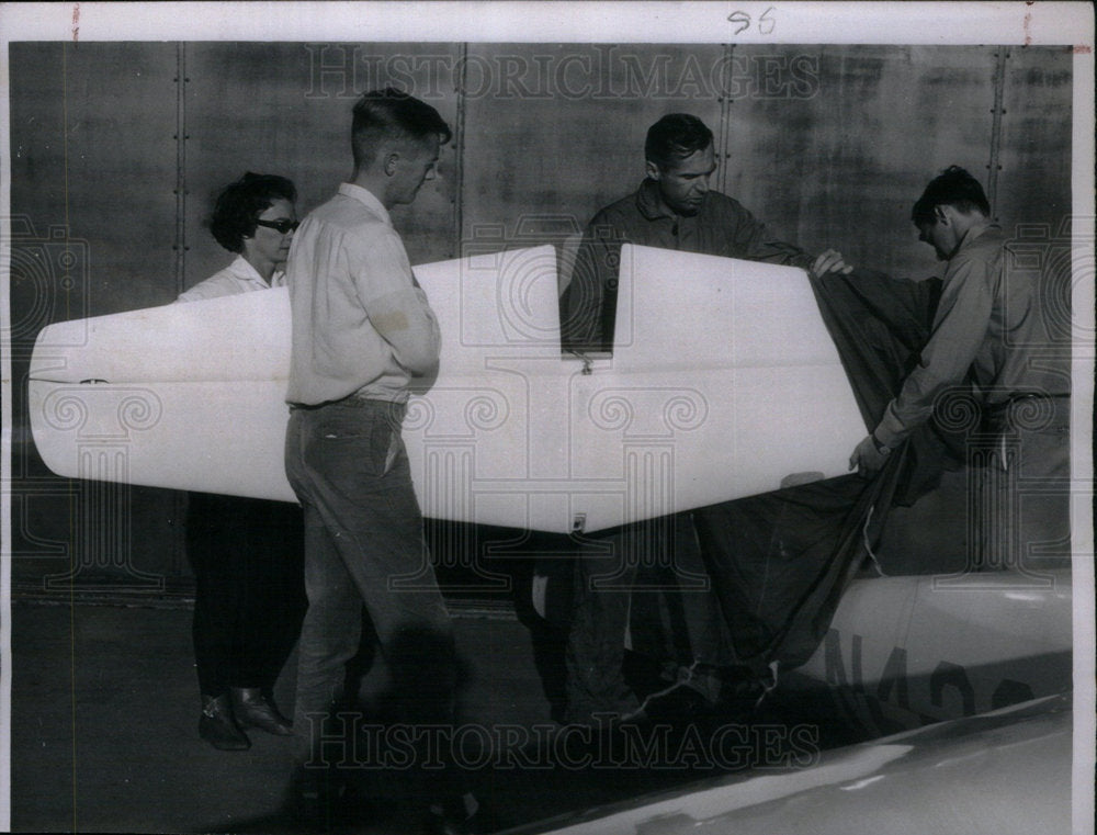 1962 Press Photo Gliders  Soaring - Historic Images