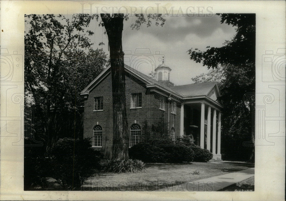 1964 Press Photo Carthage College library building tag - Historic Images