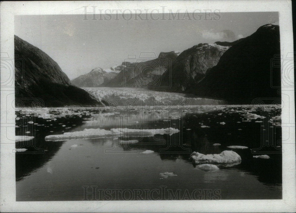 1932 Press Photo show Sawyer Glacier Alaska Picture - Historic Images