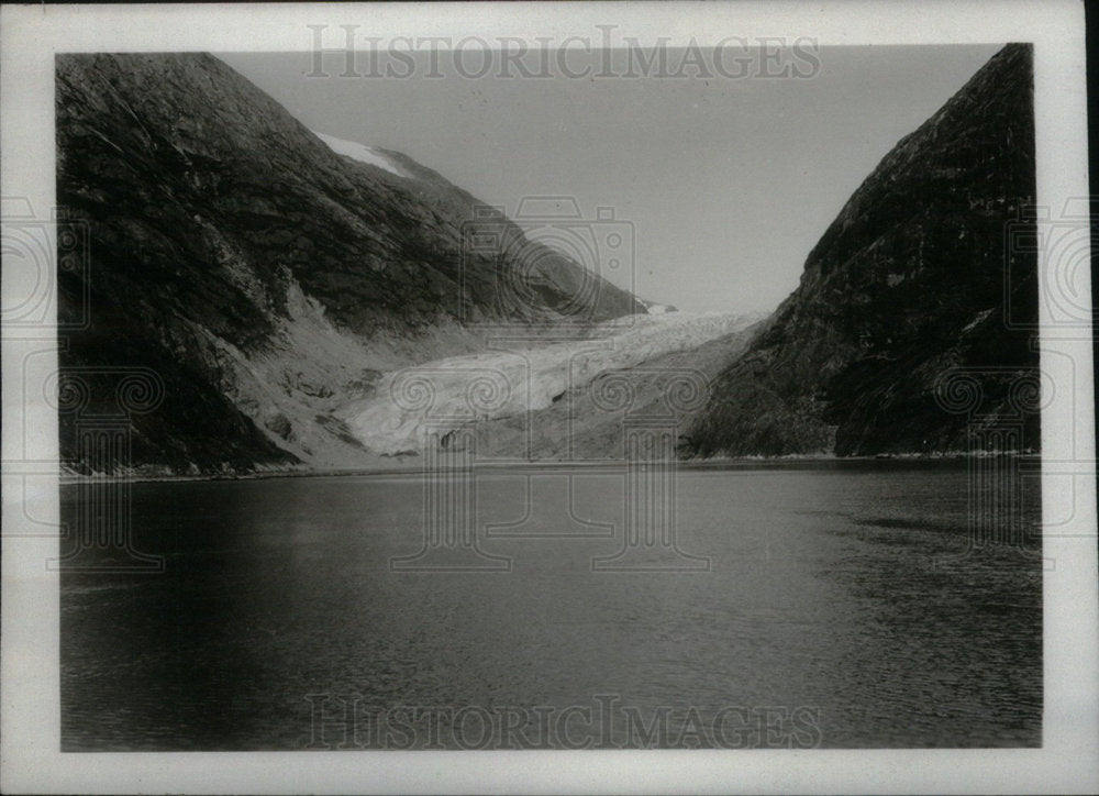 1932 Press Photo Endicott Glacier Alaska - Historic Images