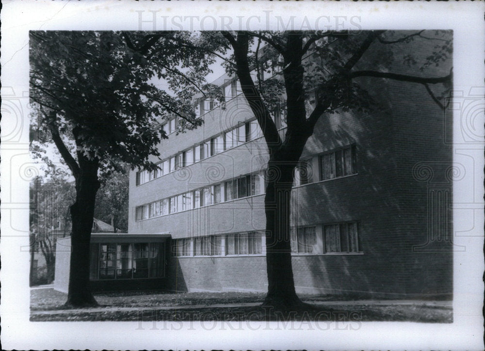 1957 Press Photo New  dormitory - Historic Images