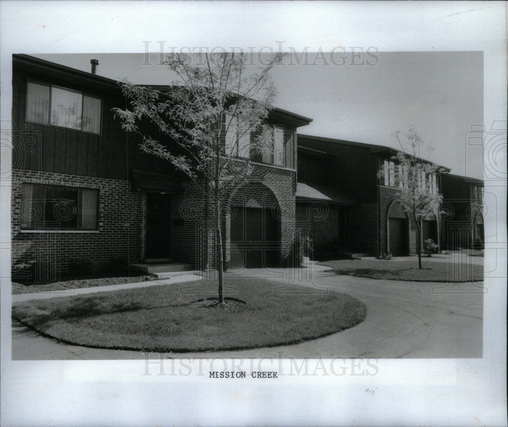 1982 Press Photo Mission Creek Floor Plan Home Square - Historic Images