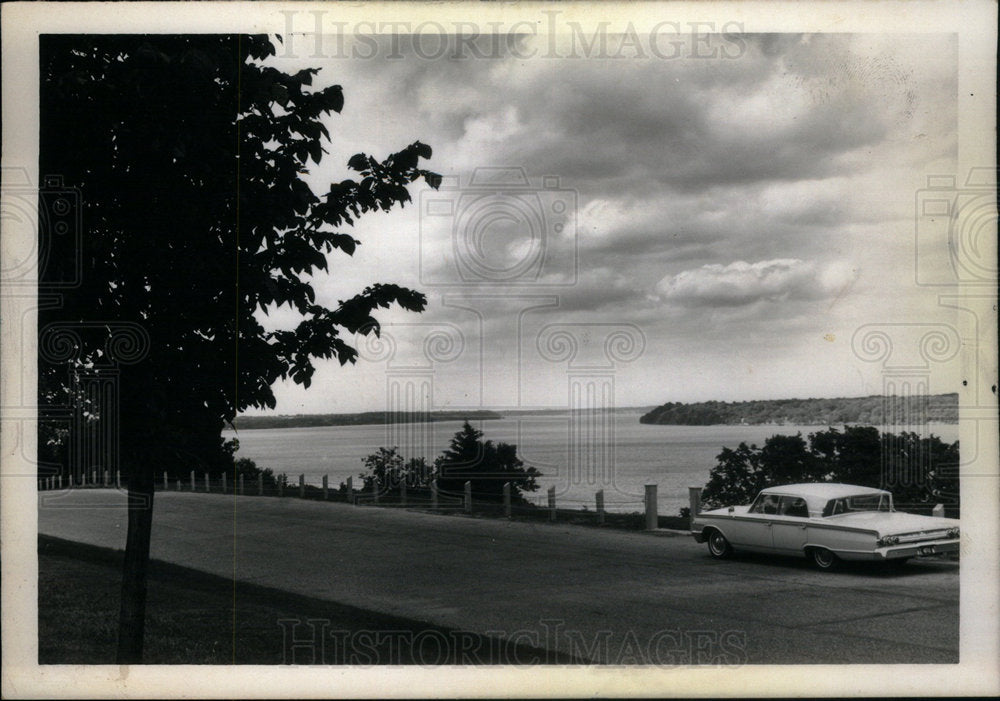 1963 Press Photo  Mississippi River Panorama Bluffs - Historic Images