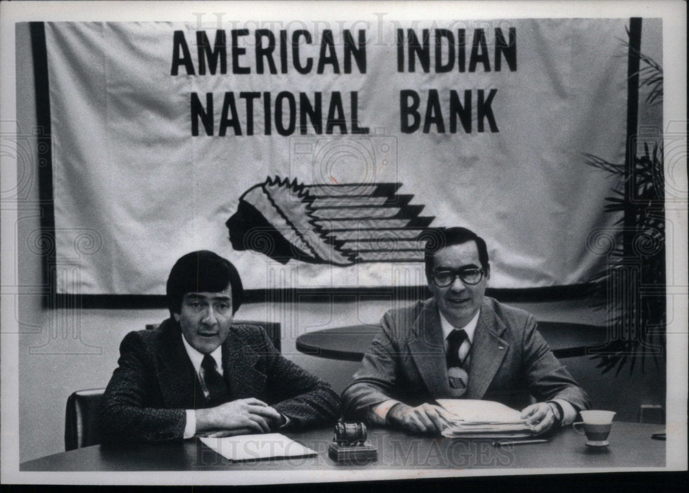 1980 American Indian National Bank Richard - Historic Images