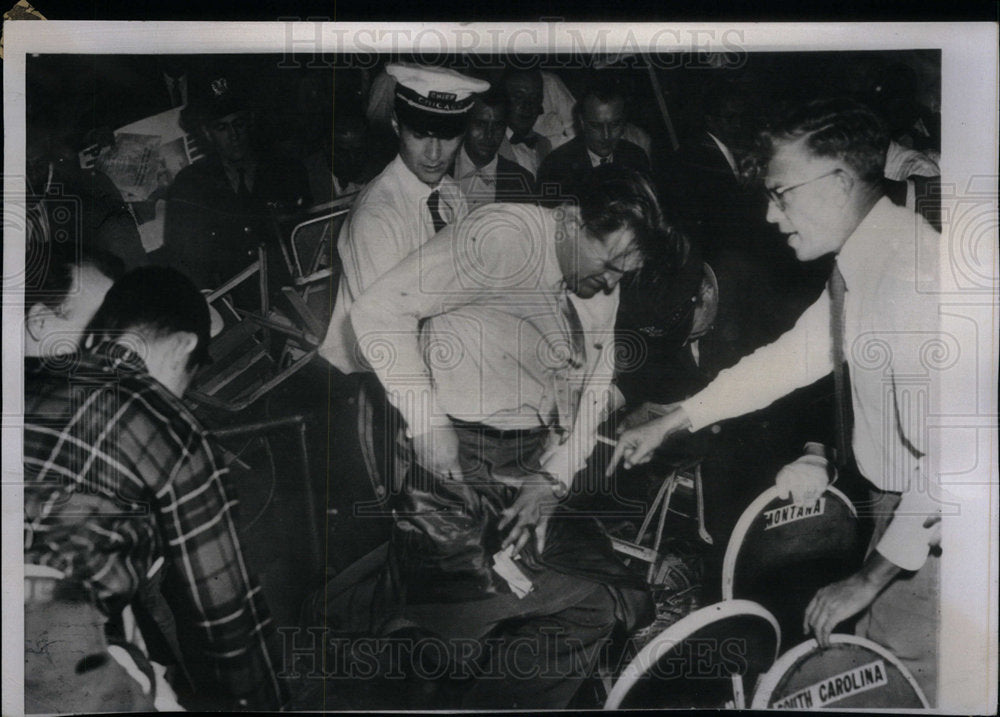 1952 Press Photo James Morrison South Caroline fire - Historic Images