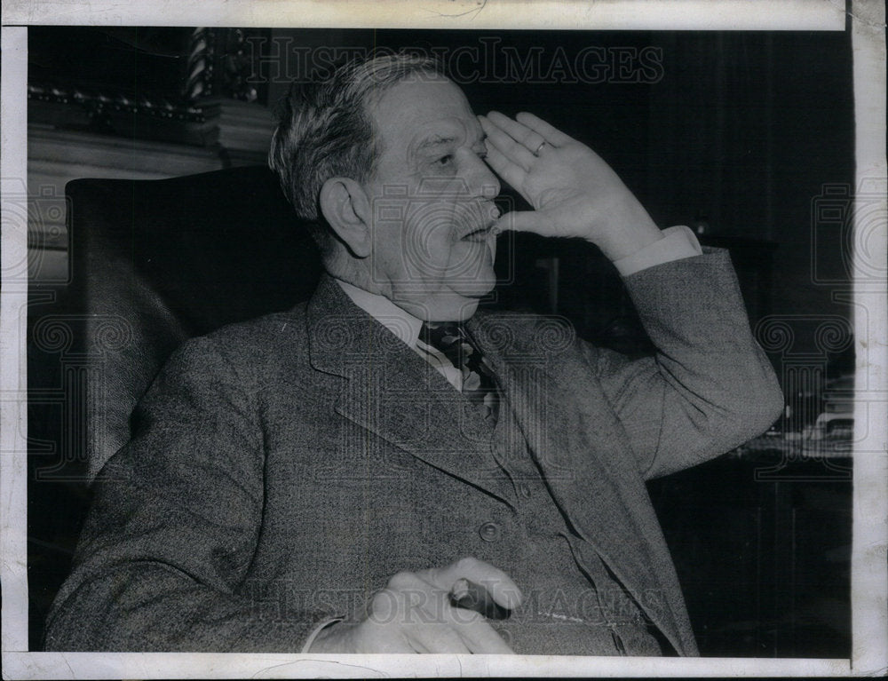 1943 Press Photo Senator Ellison Smith Agriculture man - Historic Images