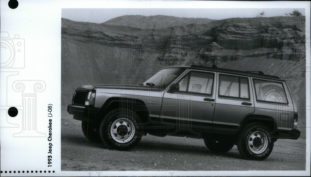 1993 Press Photo Chrysler Jeep Cherokee - Historic Images