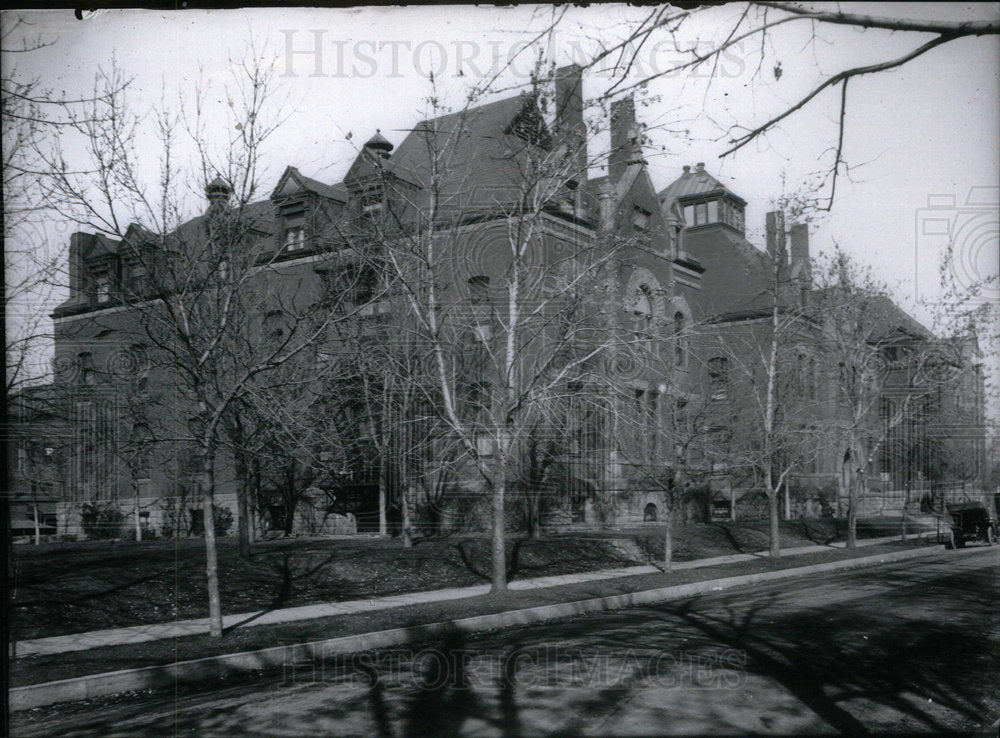 Press Photo Old St. Luke&#39;s Hospital Building - Historic Images