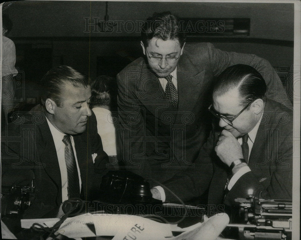 1949 Press Photo Washington Warren Magnuson Senate Stop - Historic Images