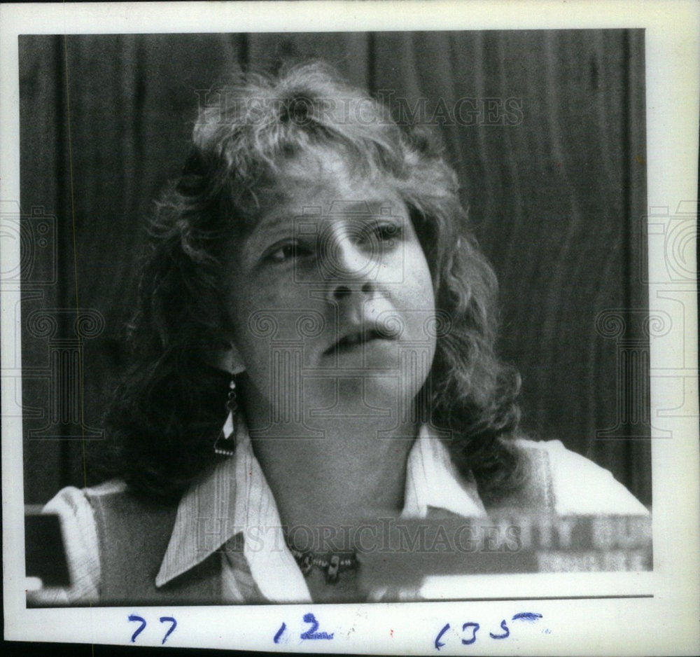 1984 Press Photo Patty Burke independent Re Election - Historic Images