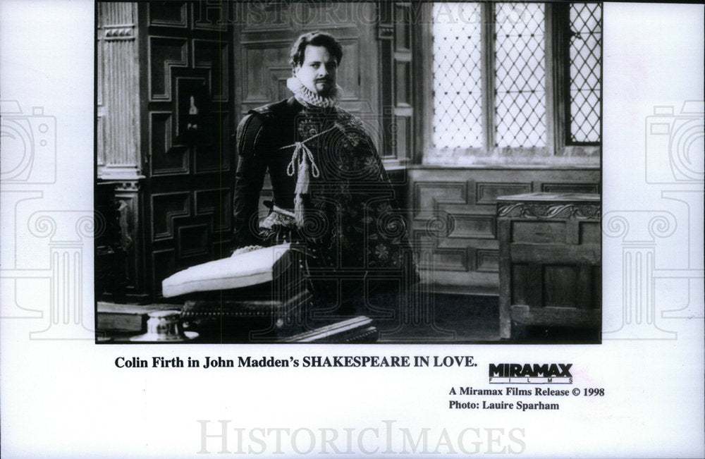 1999 Press Photo Collin Firth John Madden Shakespear - Historic Images