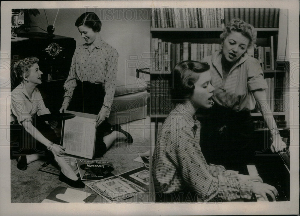 Press Photo Betty Furness New York Barbara Music Love - Historic Images