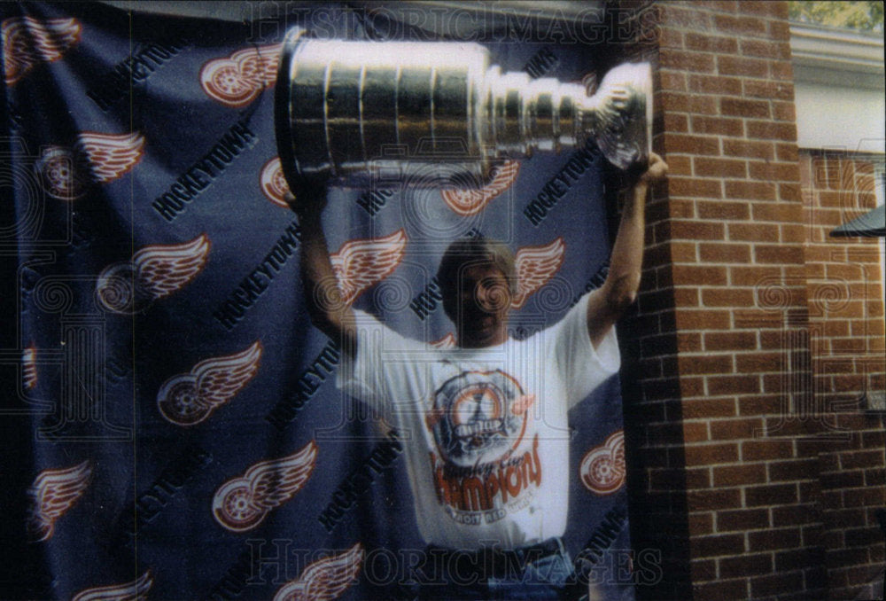 Press Photo Jack Mason championship game Hartland cup - Historic Images