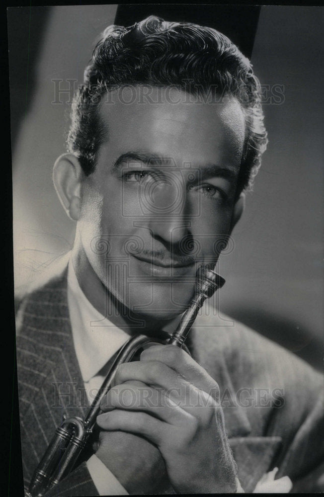 Press Photo Harry James America Music Trumpet Band Work - Historic Images