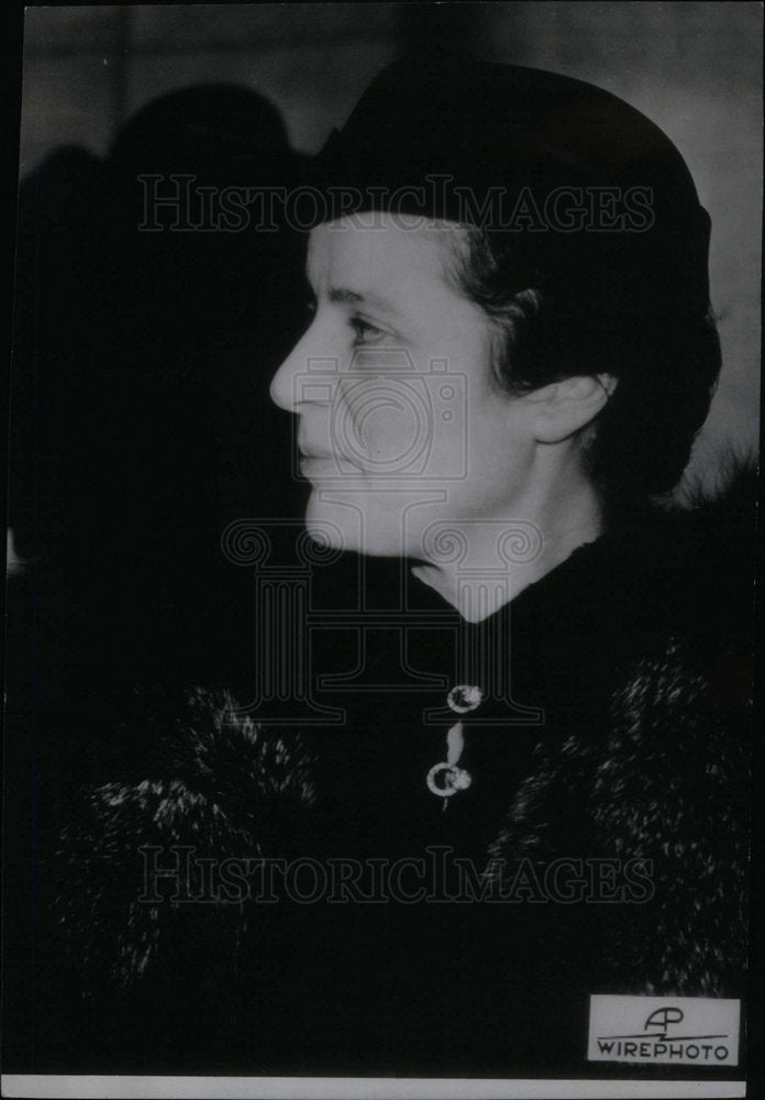 1937 Press Photo Mrs Robert Jackson wife attorney gen - Historic Images