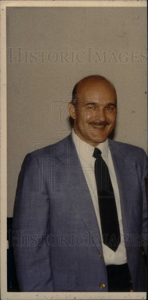 1983 Press Photo Al Nalepa Sterling Height police chief - Historic Images