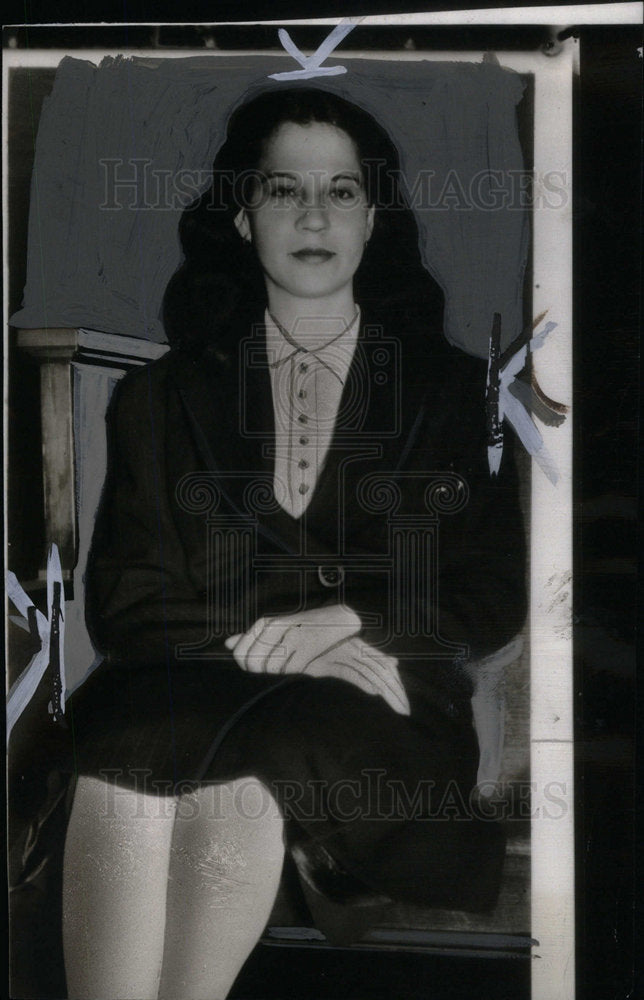 1949 Press Photo Picture Shows Mrs Annie Henry Murder - Historic Images