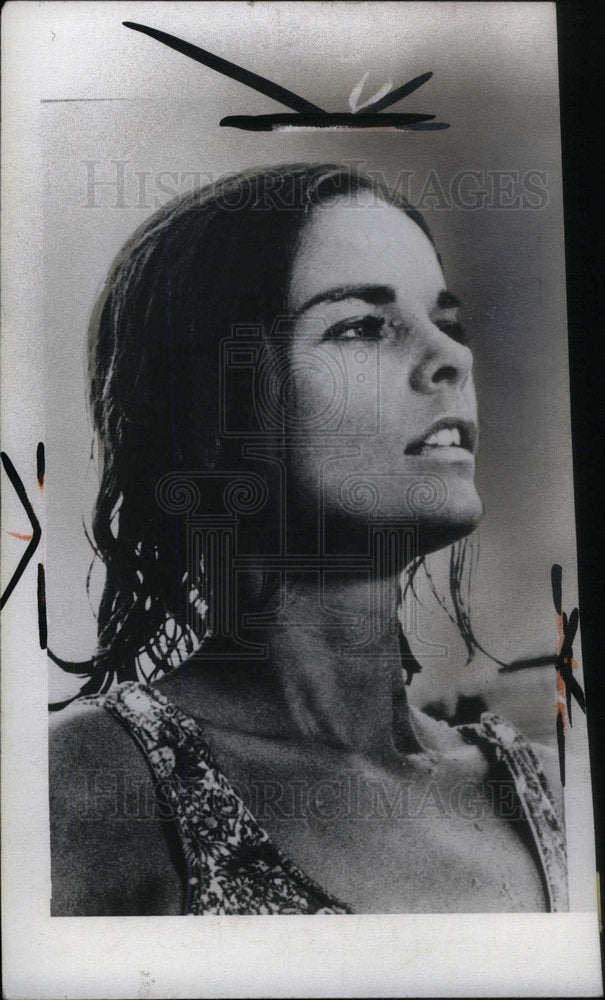 1971 Press Photo All Mac Shaw Actress model west - Historic Images