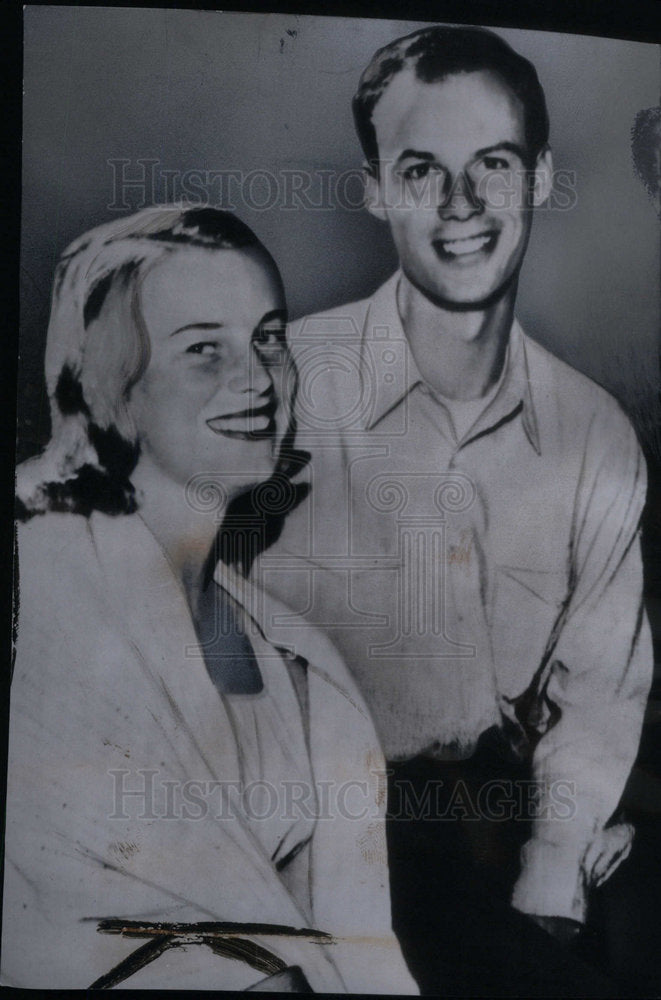 1959 Press Photo Steven Rocketfeller Anne Marie York - Historic Images