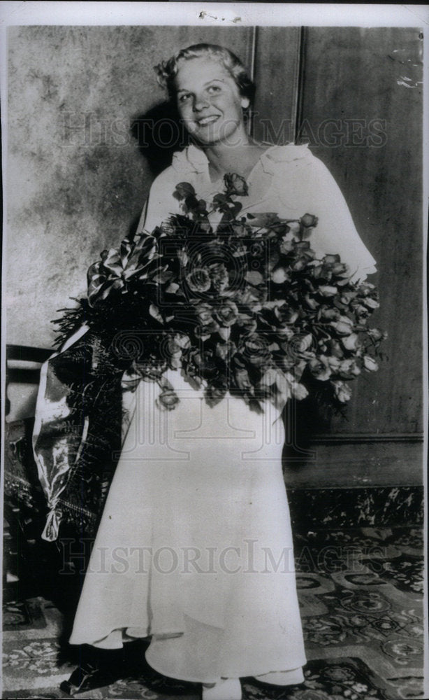 1948 Press Photo Barbara Sears John Rockefeller Marry - Historic Images