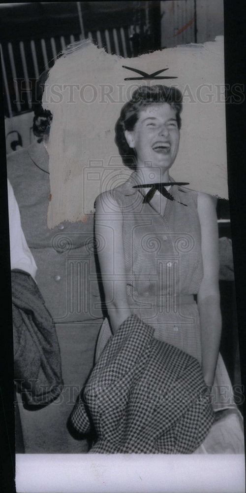 1957 Press Photo Sandra Rockfeller John Ferry Hooker - Historic Images