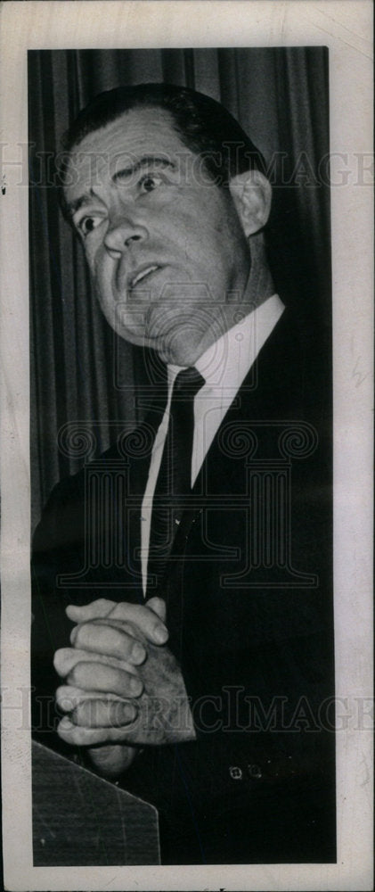 1965 Press Photo Richard Nixon 37th President of U.S. - Historic Images