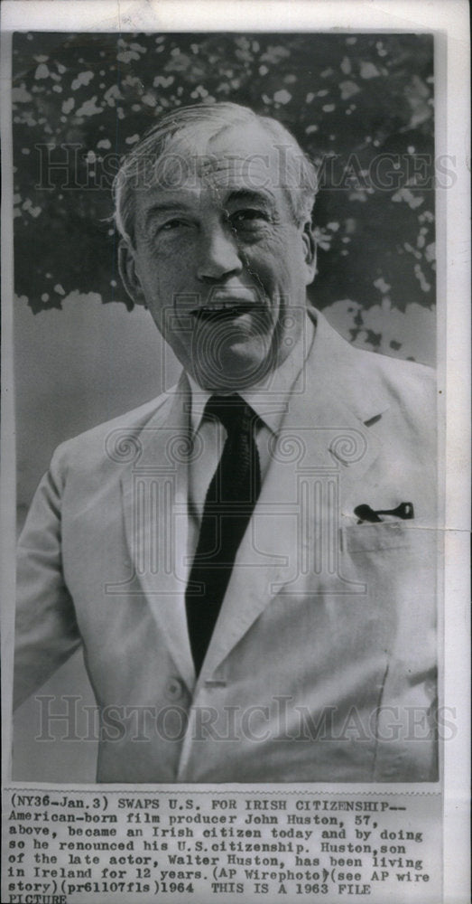 1964 Press Photo John Hudson Film Producer - Historic Images