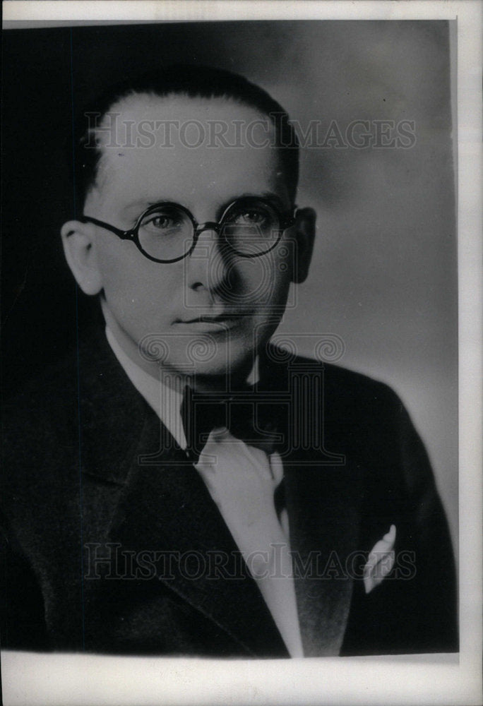 1935 Press Photo Mark Taylor Hills dale Cirvuit Judge - Historic Images