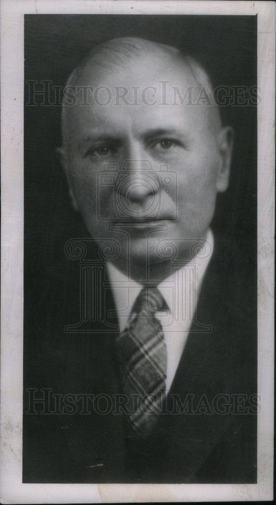 1953 Press Photo Carl Litzenberger Civic Leader - Historic Images