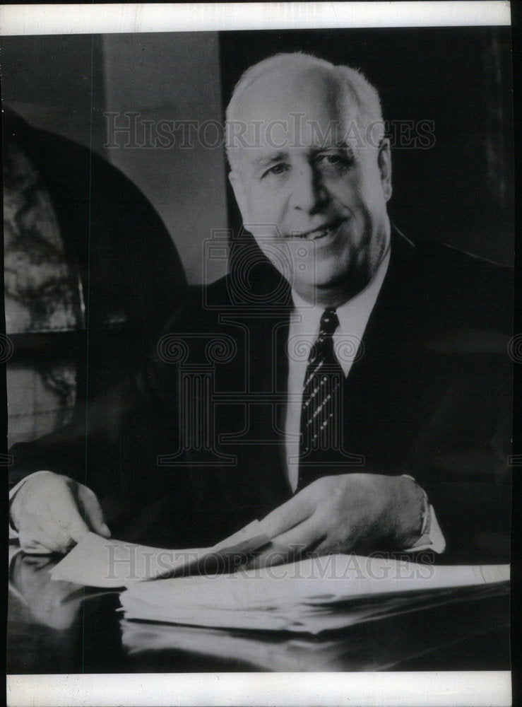 1943 Press Photo Paul W.Litchfield Worlds Authorities - Historic Images