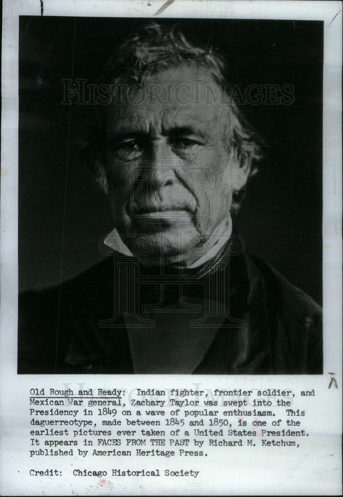 1970 Press Photo Zachary Taylor United State President - Historic Images