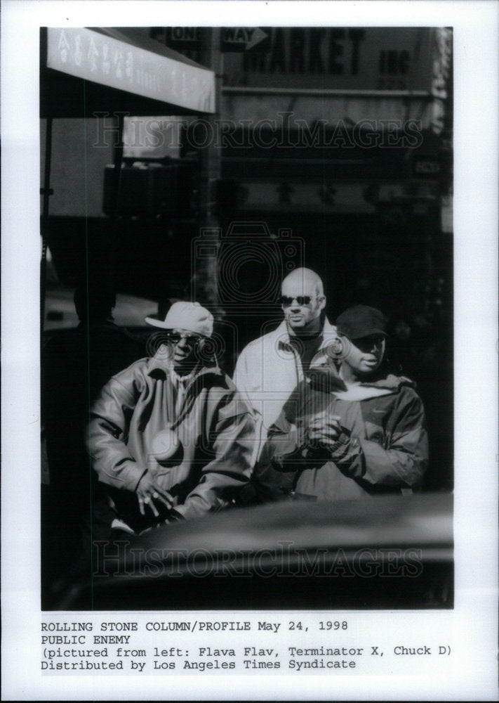 1998 Press Photo Public Enemy Entertainer - Historic Images