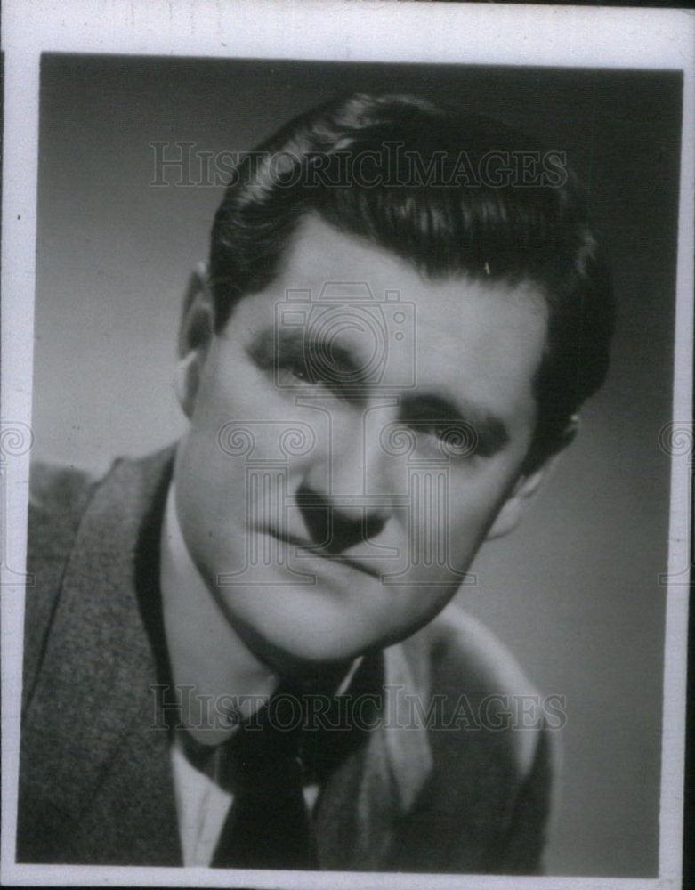 1956 Press Photo Eric Sevareid CBS News Journalist - Historic Images