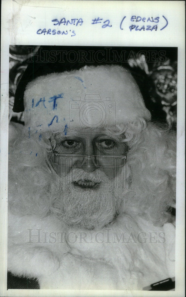 1982 Press Photo Santa Claus - Historic Images