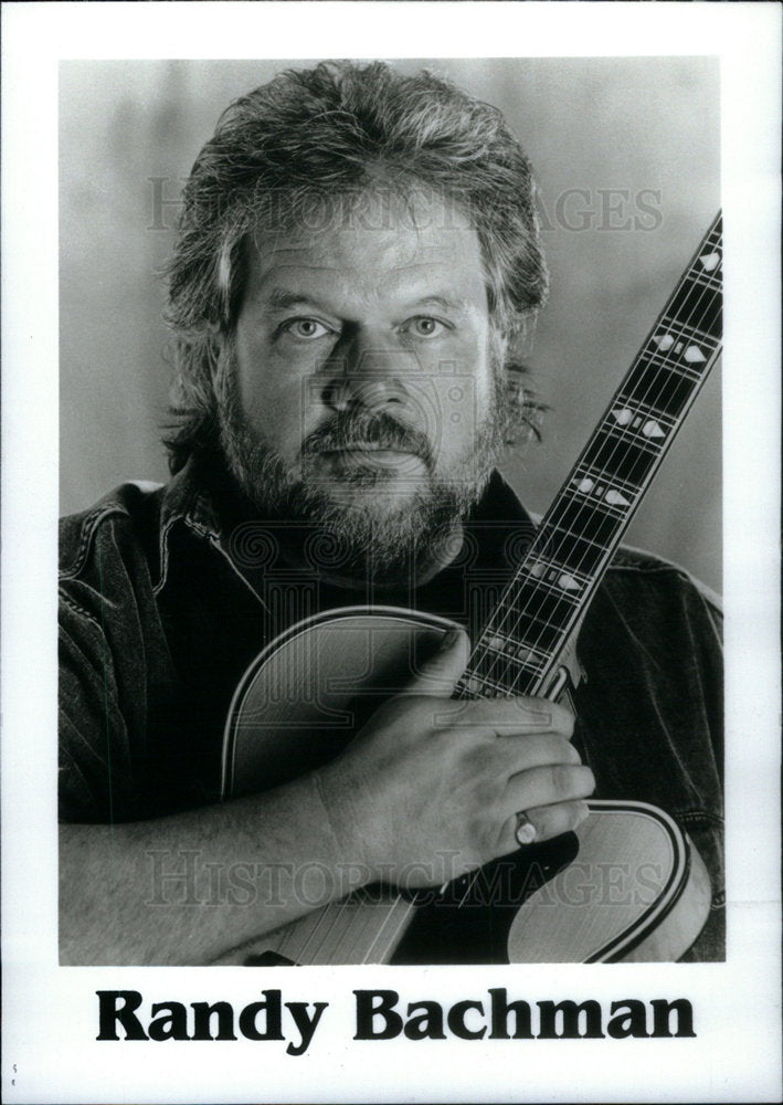 1996 Press Photo Randolph Charles Bachman Musician - Historic Images