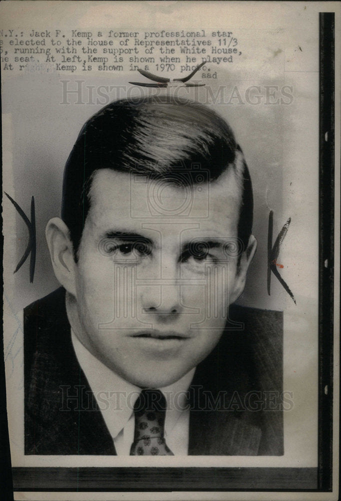1970 Press Photo Jack Kemp White House Representative - Historic Images