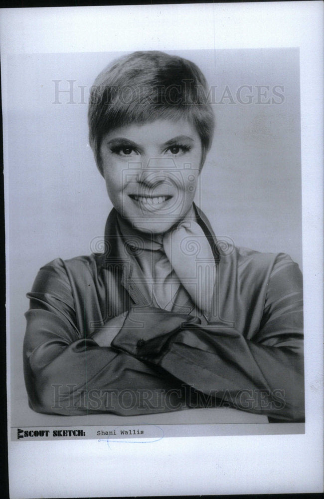 1973 Press Photo Shani Wallis English actress singer - Historic Images