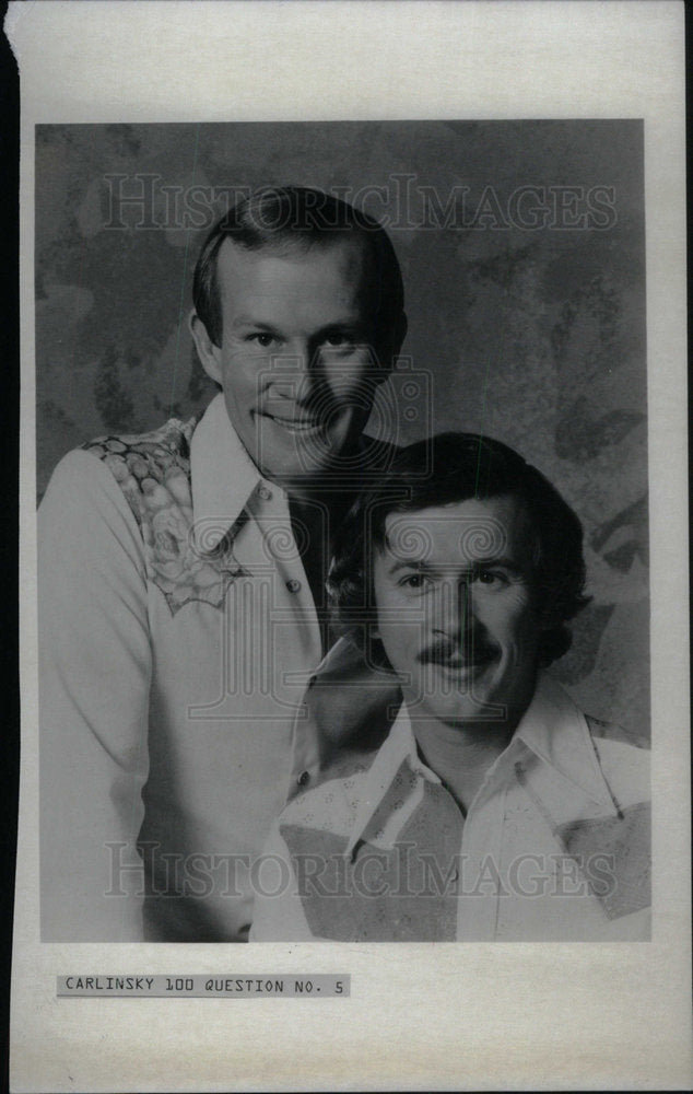 1978 Press Photo Smothers Brothers Thomas Richard folk - Historic Images