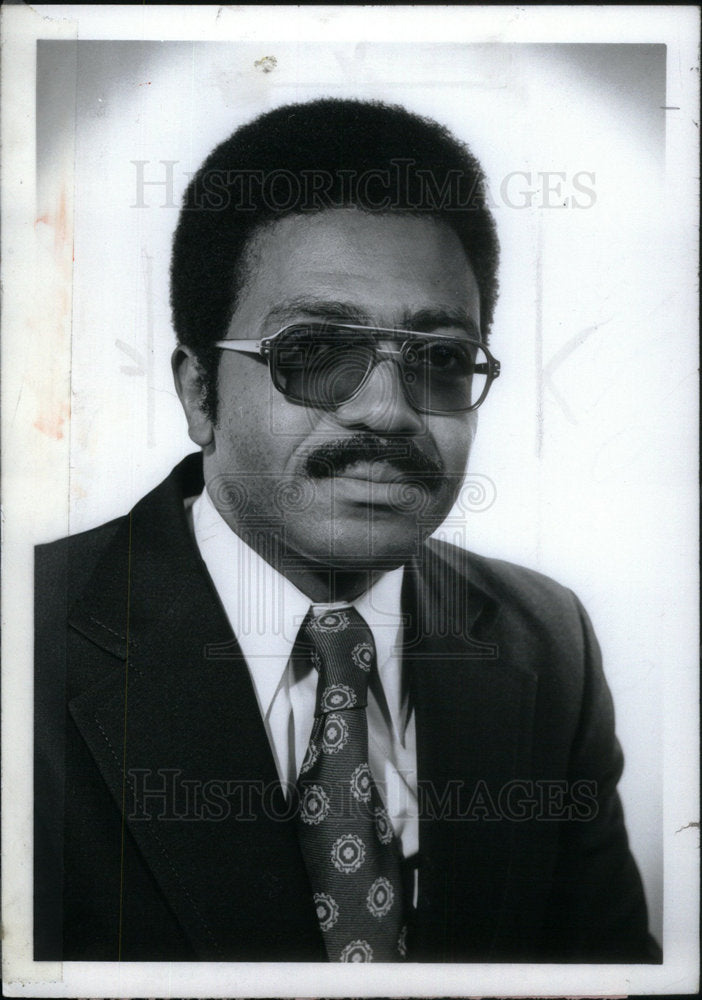 1979 Press Photo Dennis O Green Detroit City Executive - Historic Images