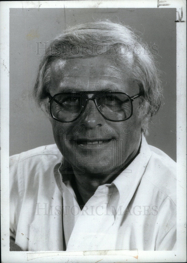 1987 Press Photo Jerry Green News Writer - Historic Images