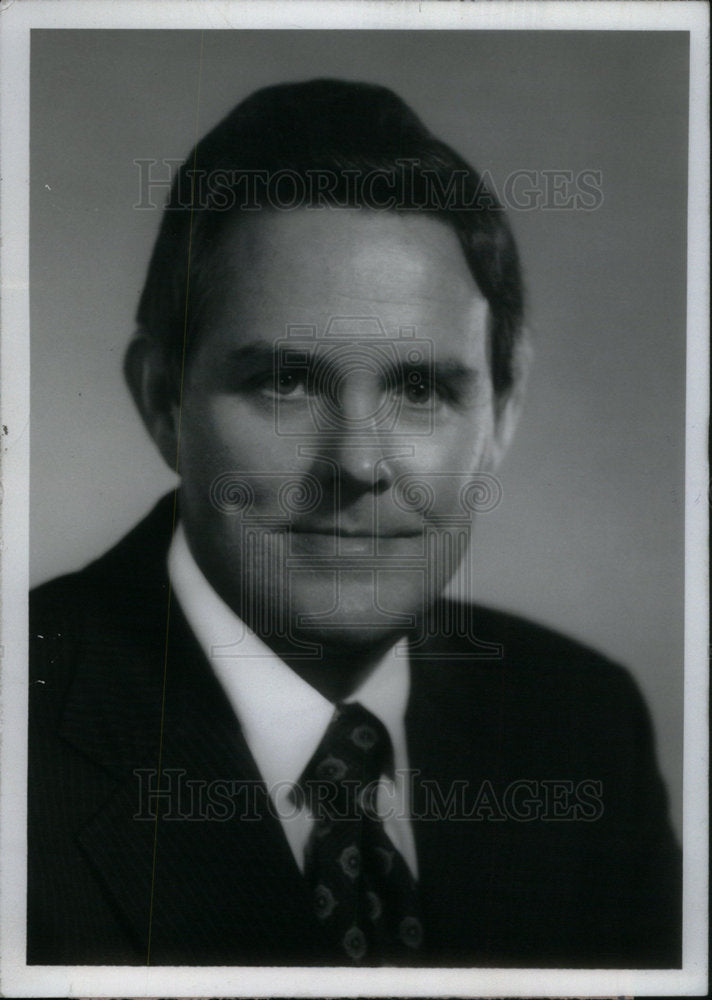 1979 Press Photo Charles T. Smith Detroit Executive - Historic Images