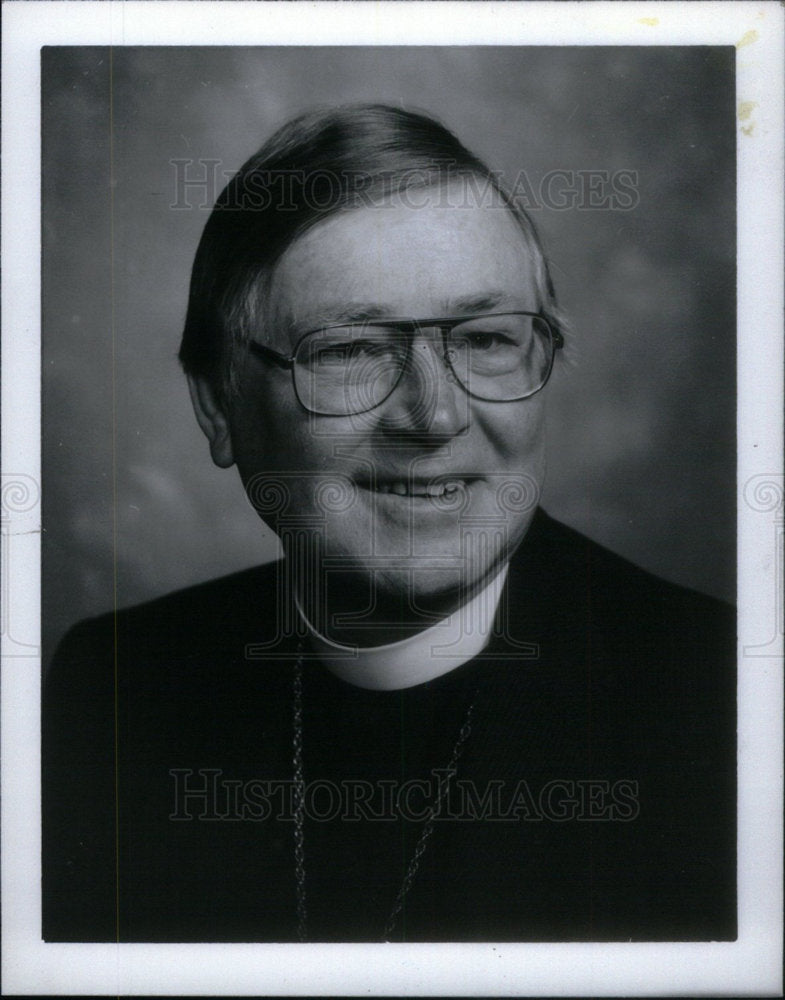 1987 Press Photo Lutheran Reginald Holle - Historic Images