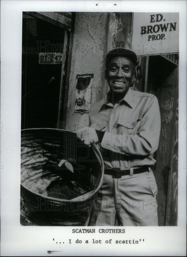 1977 Press Photo Scatman Crothers - Historic Images