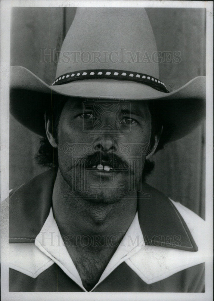 1979 Press Photo Gary Bruhn Rodeo - Historic Images