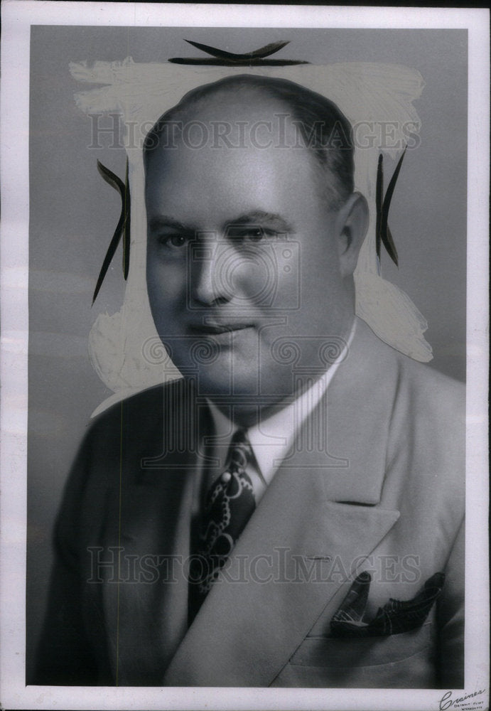 1953 Press Photo V.P. Great Lakes Steel - Historic Images